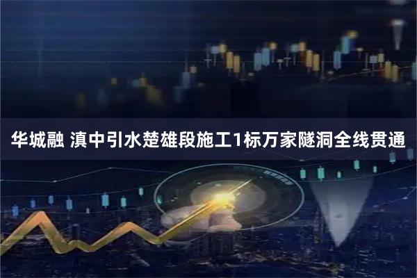 华城融 滇中引水楚雄段施工1标万家隧洞全线贯通