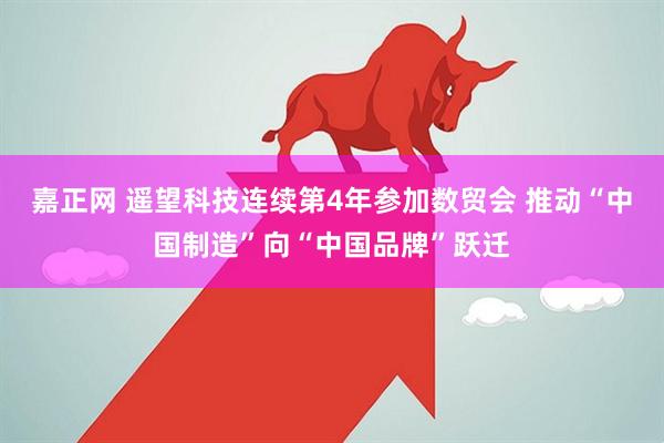 嘉正网 遥望科技连续第4年参加数贸会 推动“中国制造”向“中国品牌”跃迁